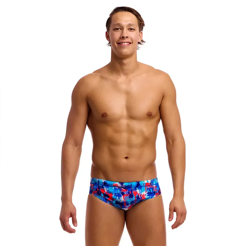 Funky Trunks Classic Swimming Brief Messy Messy Messy Aus 38 Men