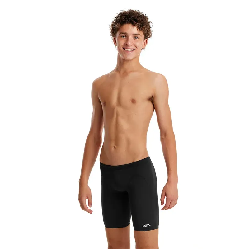 Funky Trunks Training Jammer Still Black 26 Boys