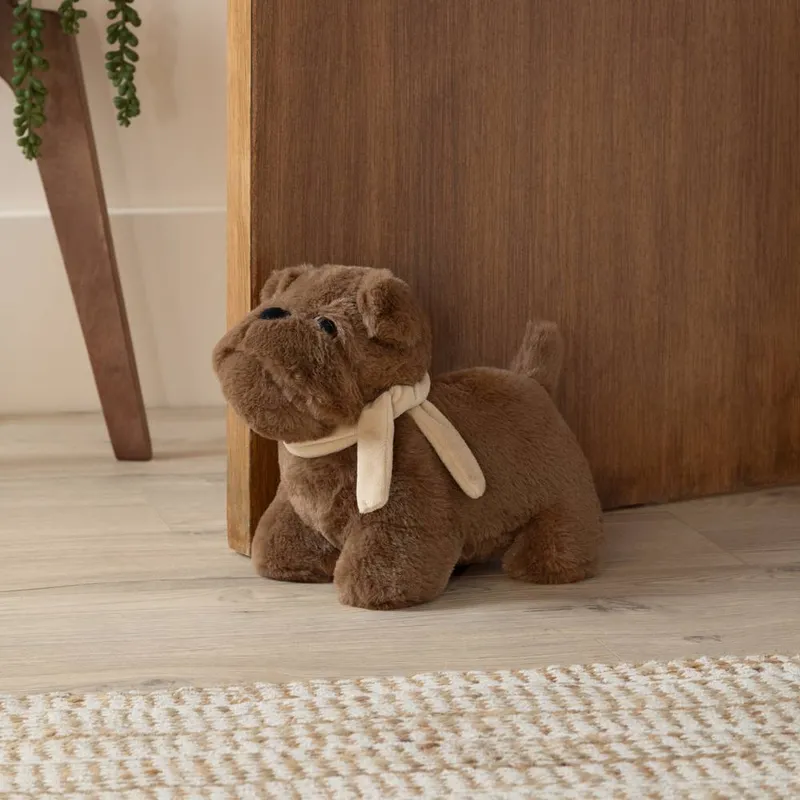 Furn Unisex Buddy Bulldog Door Stop in Brown Brown female