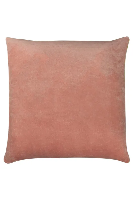 Furn Tanda Soft Velvet Cushion in Pink Size: 50 cm x 50 cm Pink 50 cm x 50 cm