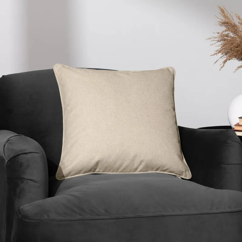 Furn Dawn Reversible Cushion in Natural Size: 45 cm x 45 cm Natural 45 cm x 45 cm