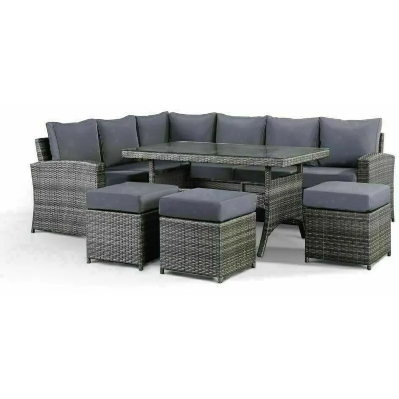 Furniture One 9 Seaters Rattan Furniture Set