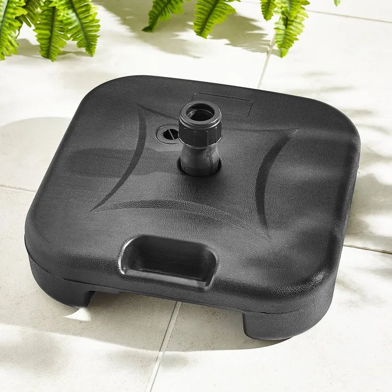 FurnitureboxUK Vertical Black Garden Parasol Base Black