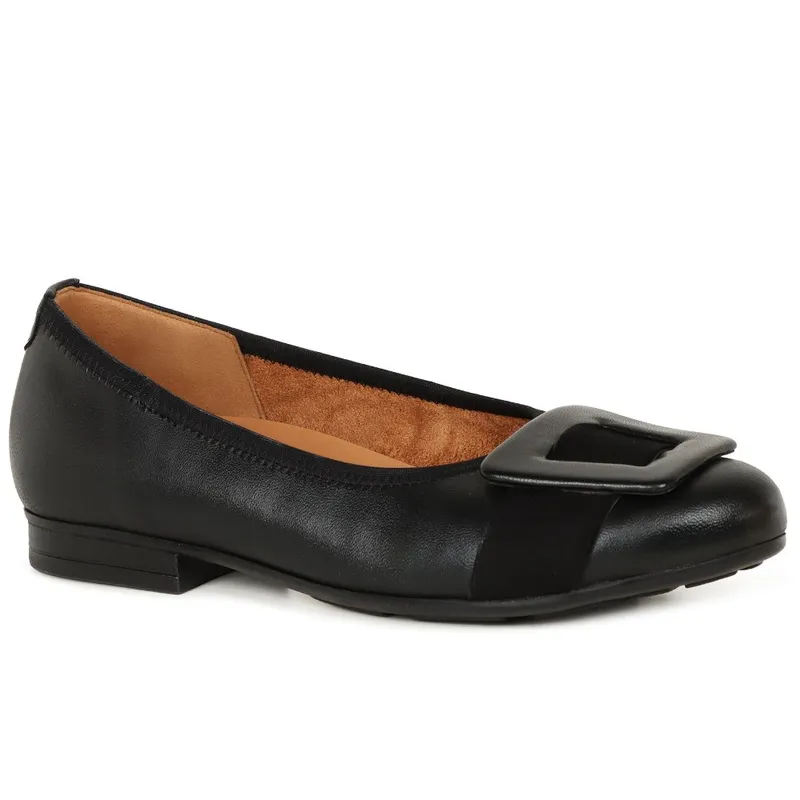 Gabor Women's 'Paige' Ballet Pumps in Black Size: 5.5 Black