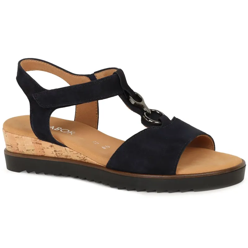 Gabor Women's Rookie Womens Sandal - Black - Size: 6
