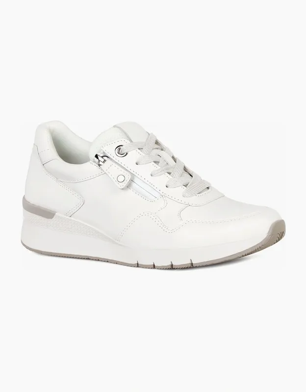 Gabor Women's Flower Womens Trainer - White - Size: 4