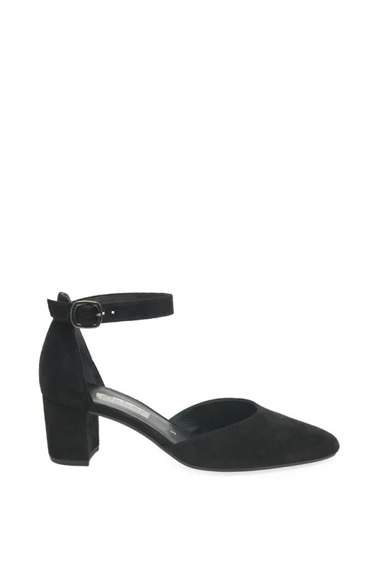 Gabor Women's 'Gala ' Open Court Shoes in Black Size: 3 - Black