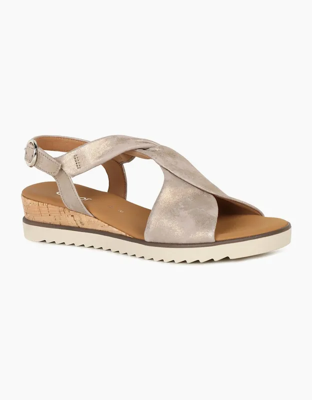 Gabor Women's Rich Womens Sandals - Tan - Size: 3
