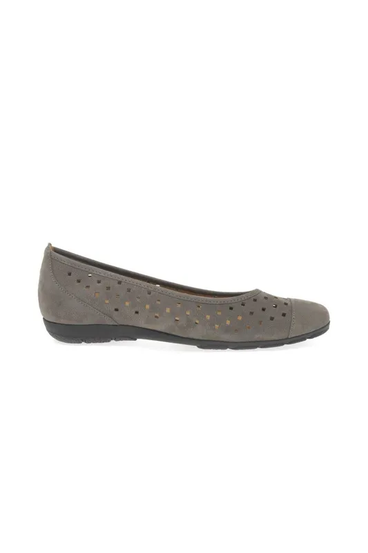 Gabor Women's 'Ruffle' Casual Shoes in Grey Size: 7 - Grey - Size: 7