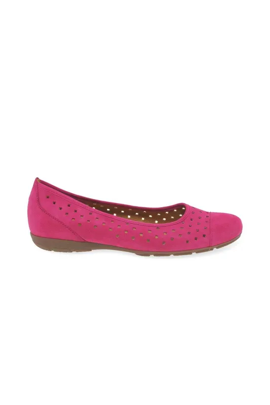 Gabor Women's 'Ruffle' Casual Shoes in Pink Size: 8 Pink 8