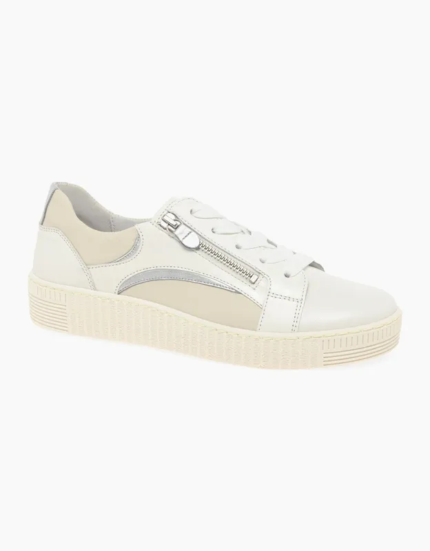 Gabor Women's Wemo Womens Trainers - White - Size: 6.5