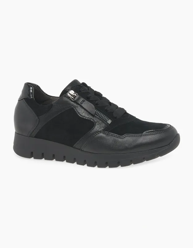 Gabor Women's Willet Womens Trainers - Black - Size: 7