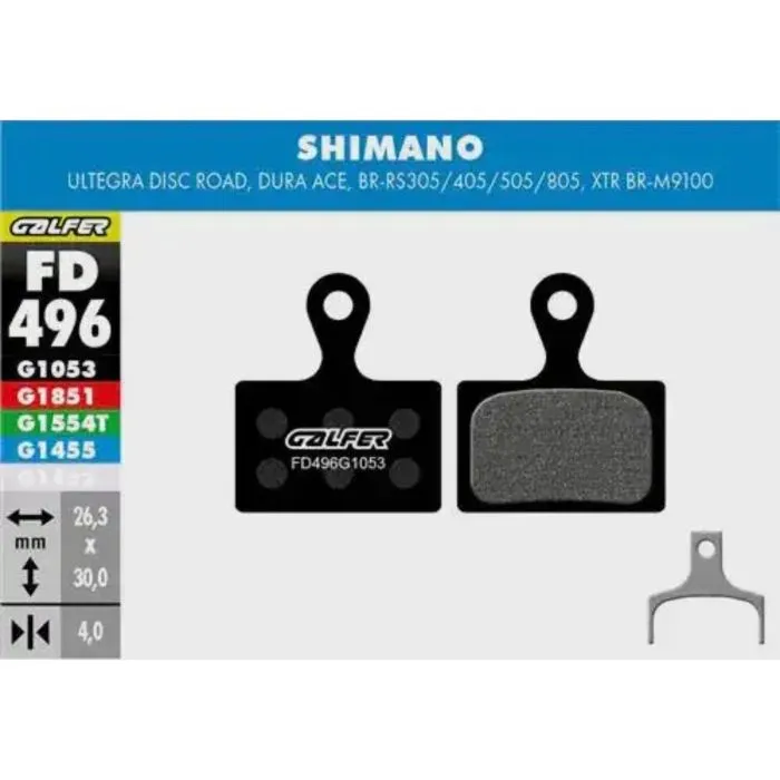 Galfer Standard Bike Disc Brake Pad - Shimano - Ultegra/Dura Ace/Xtr M9100