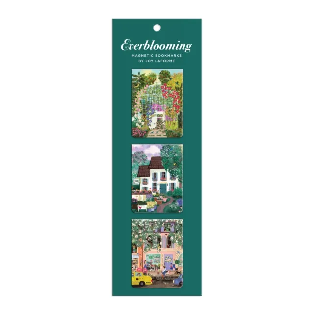 Galison Joy Laforme Everblooming Magnetic Bookmark Set