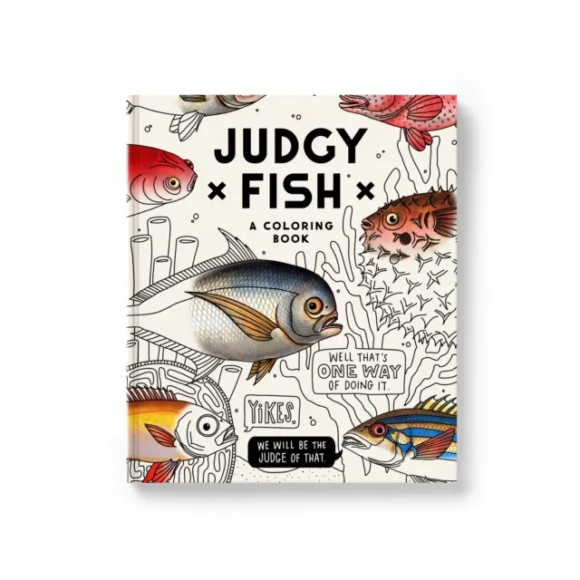 Galison Judgy Fish Coloring Book