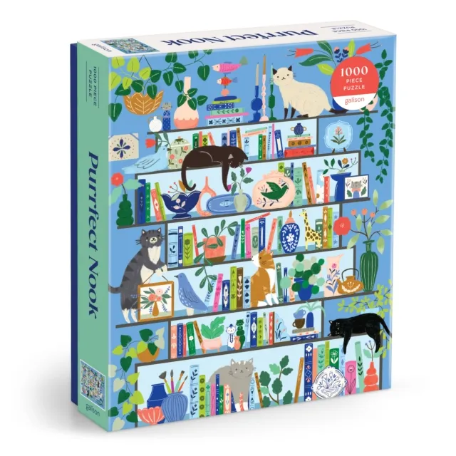 Galison Purrfect Nook 1000 Piece Puzzle