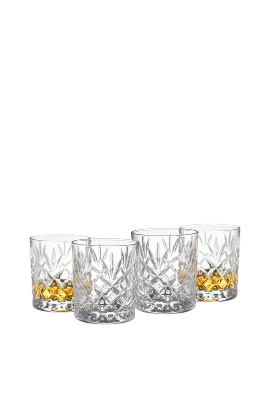 Galway Crystal 'Renmore' D.O.F. Set of 4 in Clear Clear