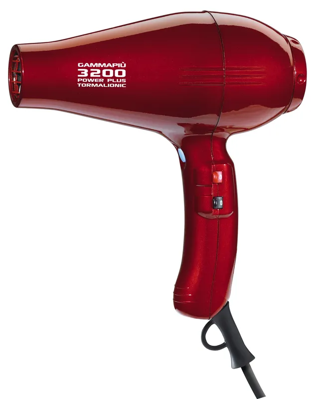 Gamma+ 3200 Power Plus Hairdryer - Red Red