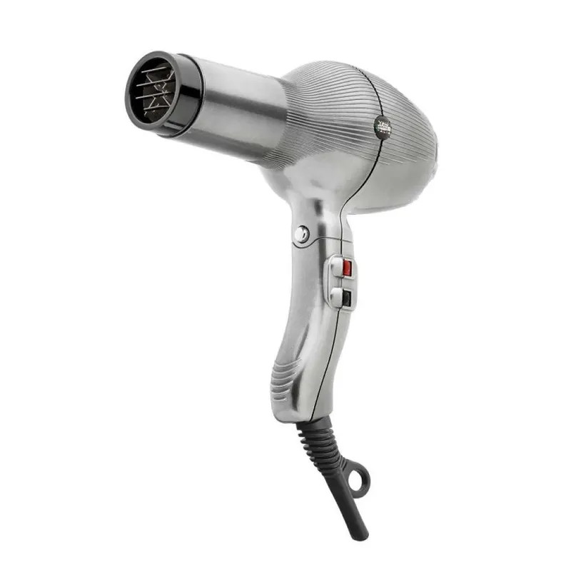 Gamma+ Unisex Absolute Power Barber Hairdryer in Titanium Titanium female
