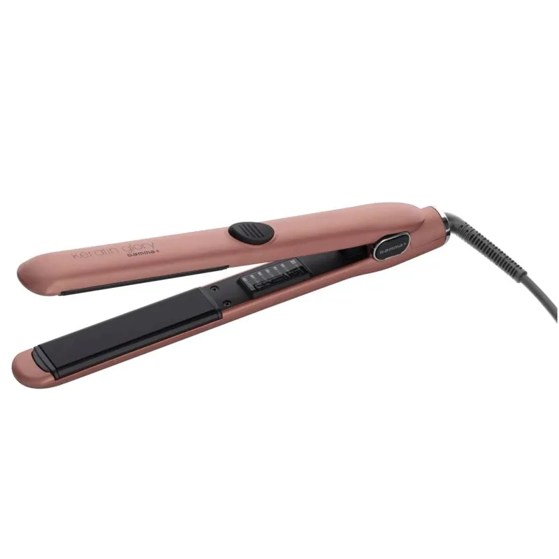 Gamma+ Keratin Glory Hair Straightener - Rose Gold - Rose Gold