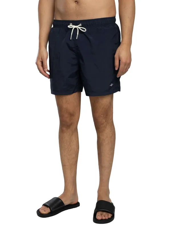 Gant Logo Swim Shorts - Marine - Male - Size: M