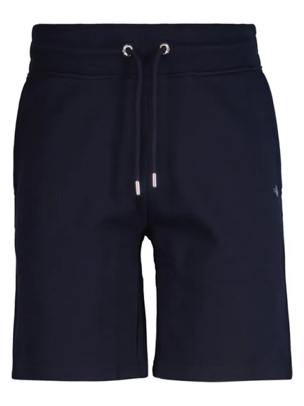 Gant Mens Sweatshorts - Blue Cotton - Size Large