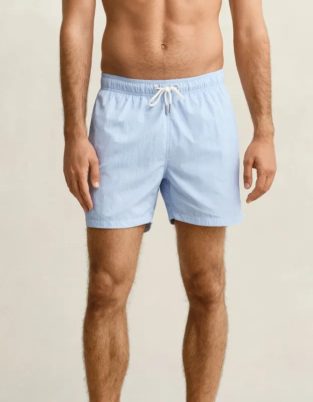 Men's Gant Mens Swim Shorts - 450 Sky Blue - Size: 33/32/32