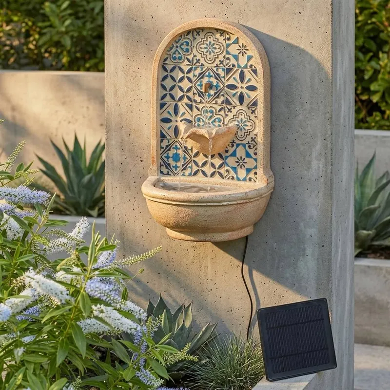 Garden Greatness Aragon Wall Mounted Water Feature Multicolor