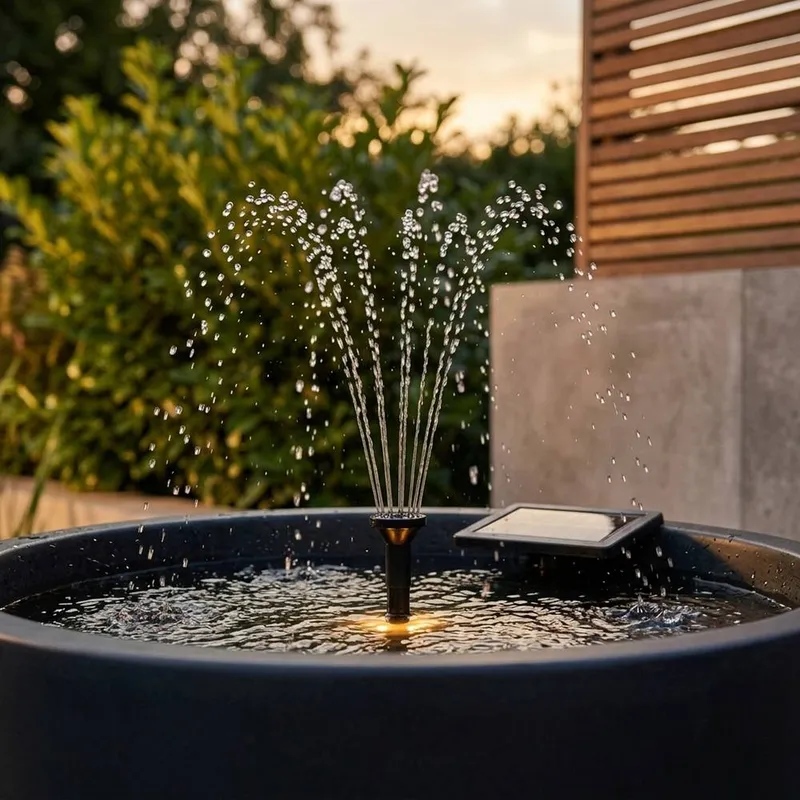 Garden Greatness Sunjet 300 Solar Fountain Pump Water Feature Multicolor