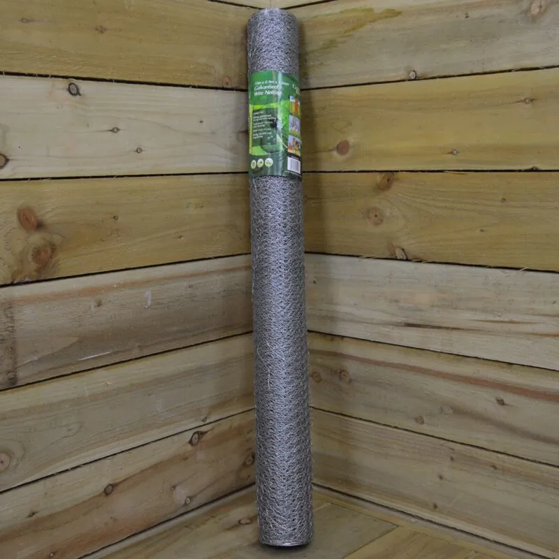 Garden Mile - Galvanised Chicken Wire 10m x 0.9m x 13mm