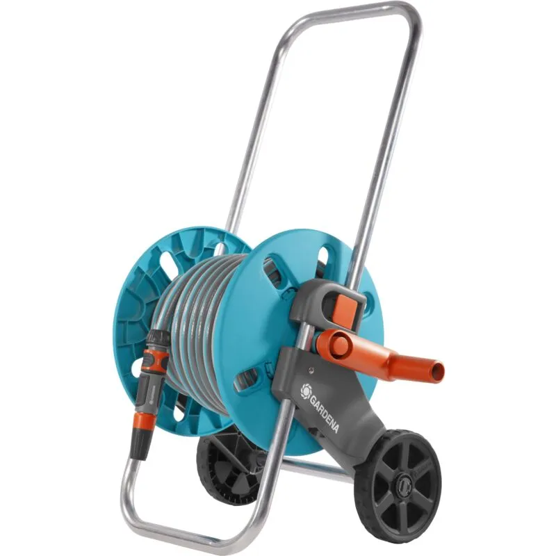Gardena CleverRoll S Easy Set 20m Hose Cart Trolley Garden Watering Nozzle