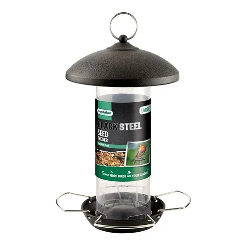 Gardman Gardman Black Steel Large Seed Feeder
