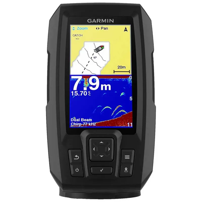 Garmin Striker Plus 4 Plotter With Transducer Dual Beam One Size unisex