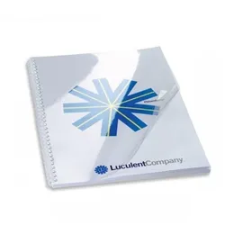 Gbc CE012080F HiClear A4 200 Micron Clear Binding Cover pack of 100