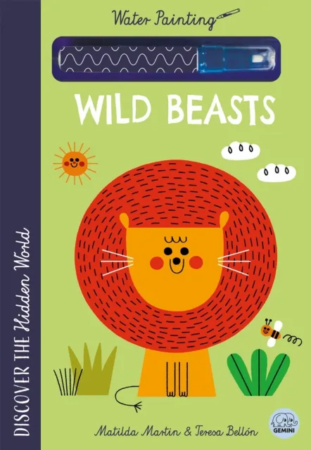 Boxer Gifts Hidden World Book - Water Painting Wild Beasts Multicolor