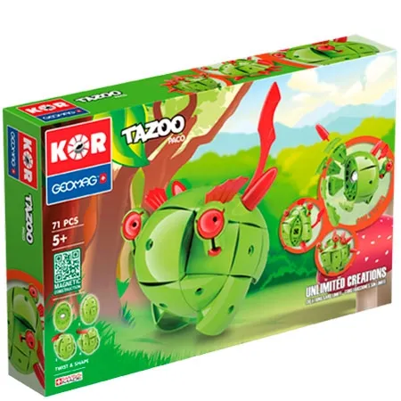 Geomag Kor Tazoo Paco Building Set - 71 pieces