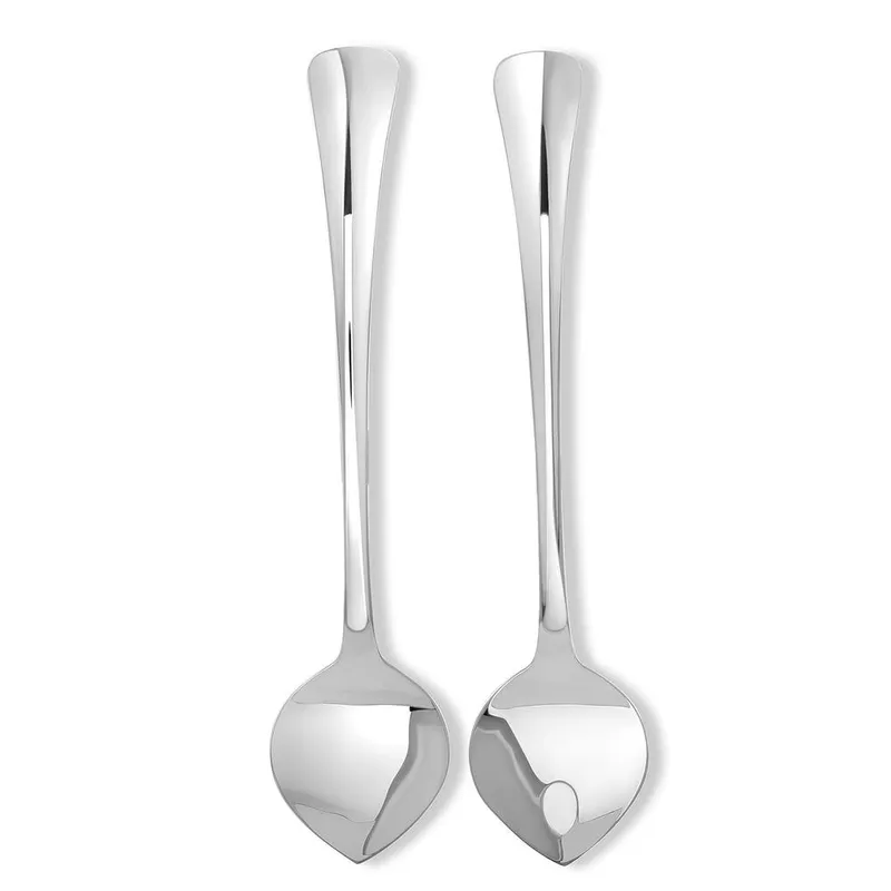 Georg Jensen Rebecca Duo Stainless Steel Salad Servers 3391315 in Silver Silver
