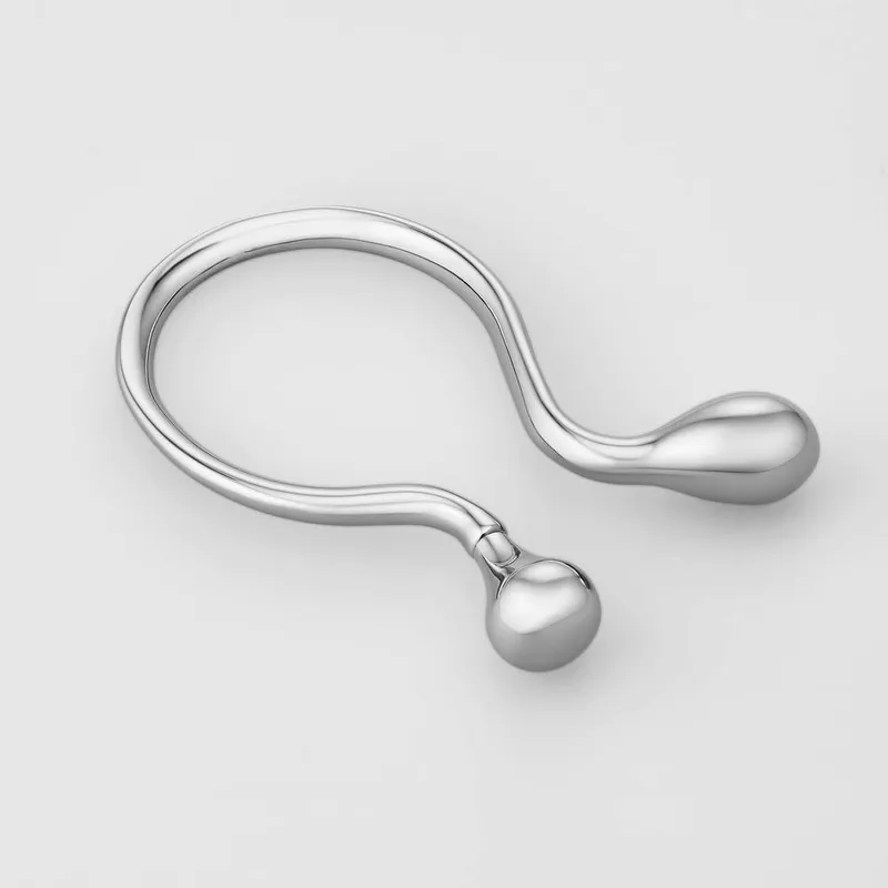Georg Jensen Unisex Stainless Steel Space Keyring 3584883 in Silver Size: A - Silver
