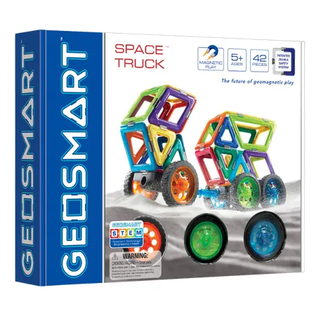 GeoSmart Magnetic Construction Space Truck Set - 42 Pcs