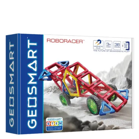 GeoSmart RoboRacer Magnetic Construction Set - 36 Pcs