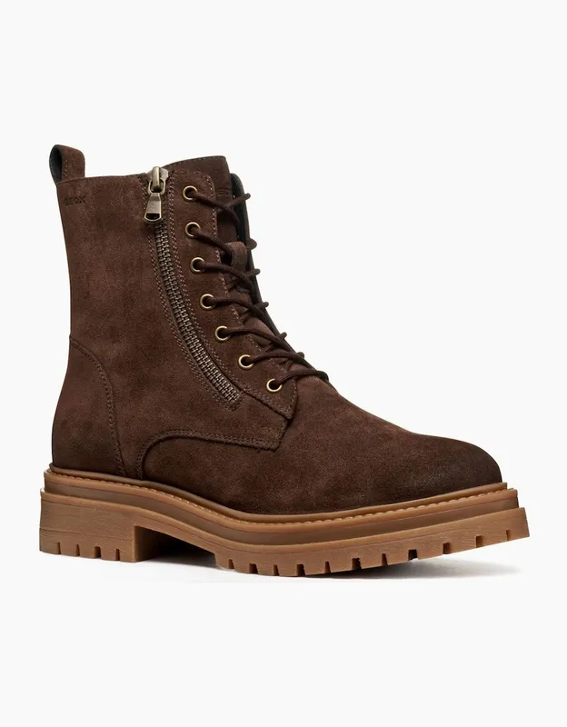 Geox Women's D Iridea F Womens Ankle Boots - Brown - Size: 5