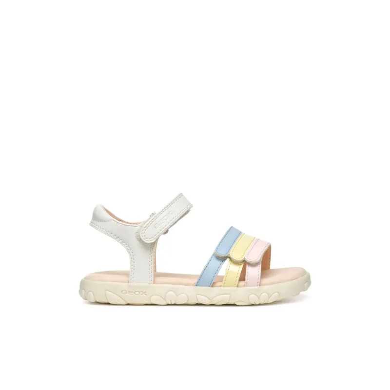 Girl's sandals Geox Haiti Blanc 29