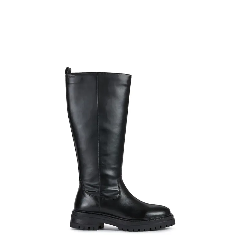 Women's leather boots Geox Iridea Noir 38
