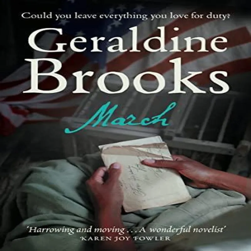 Geraldine Brooks March Paperback Book Multicolor