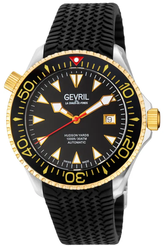 Gevril Mens Hudson Yards 48802r Swiss Automatic Sellita Sw200 Watch - Blue - One Size