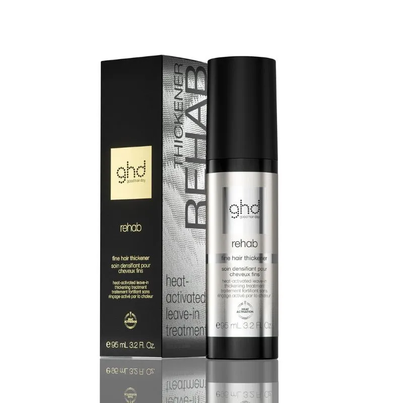 ghd Rehab Fine Hair Thickener, Heat-Activated Leave-In Thickening Trea