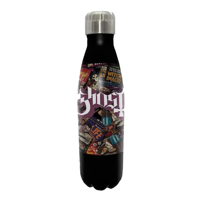 Ghost Magazine Water Bottle Multicolor