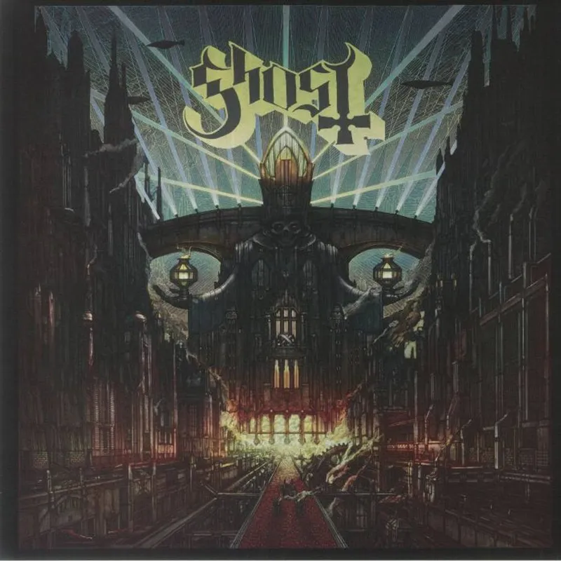 Ghost Unisex Meliora - Limited Translucent Green Vinyl LP in Black Black female
