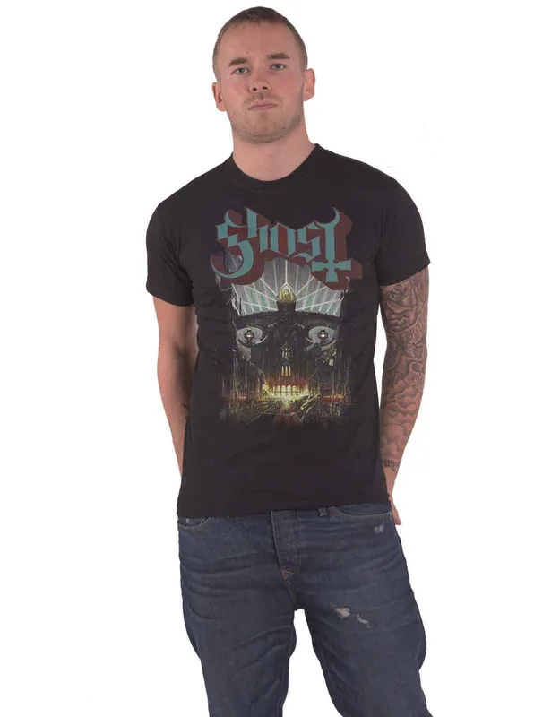 Ghost Unisex Meliora album T-Shirt in Black Size: Medium - Black