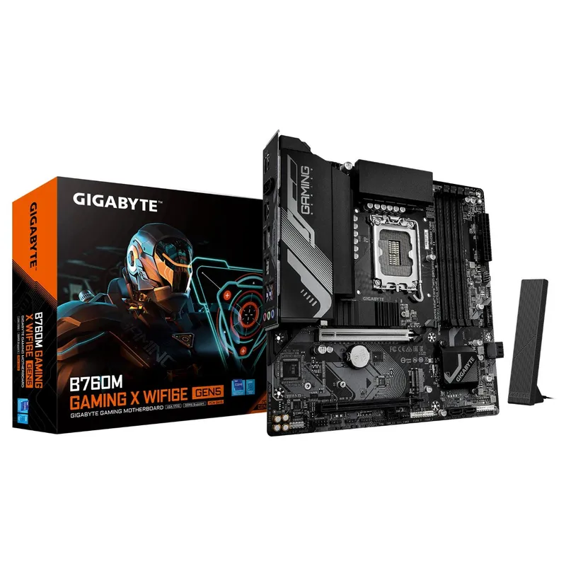 Gigabyte B760M Gaming X WIFI6E GEN5 Intel DDR5 Micro Atx Motherboard - Lga 1700